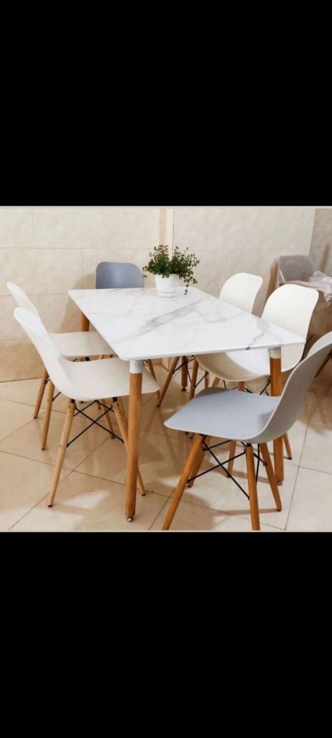 میز وصندلی ناهارخوری ایفلی فایبر گلاس مدل GH|میز و صندلی غذاخوری|اهواز, کمپلو جنوبی (کوی انقلاب)|دیوار