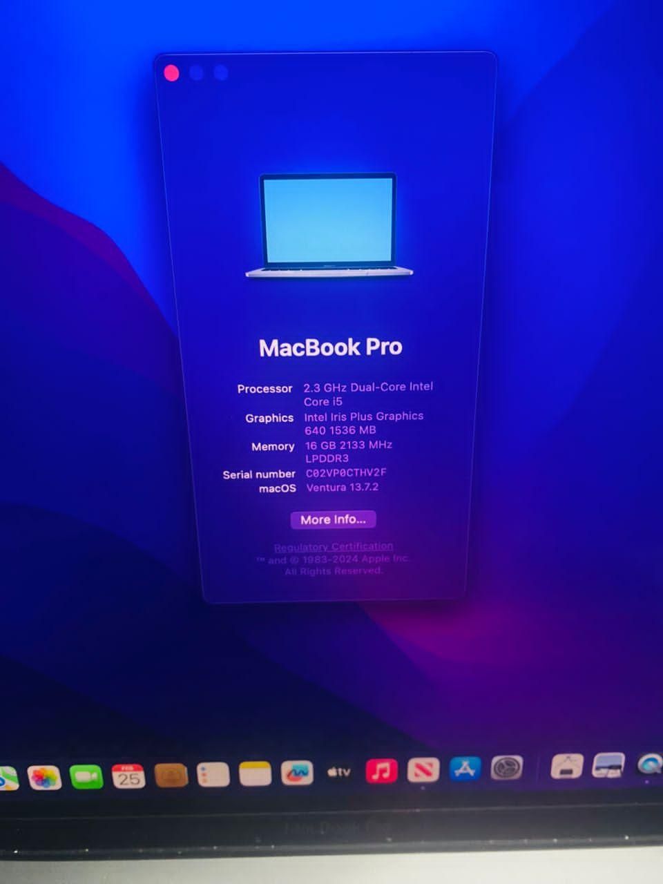 مک بوک پرو 2017/ MacBook Pro رم 16 گیگ-خانگی|رایانه همراه|تهران, دریا|دیوار