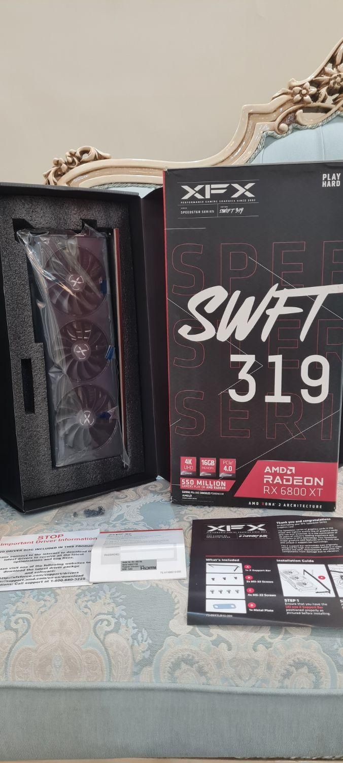 کارت گرافیک ۶۸۰۰ xfx swft|قطعات و لوازم جانبی رایانه|تهران, نیرو هوایی|دیوار