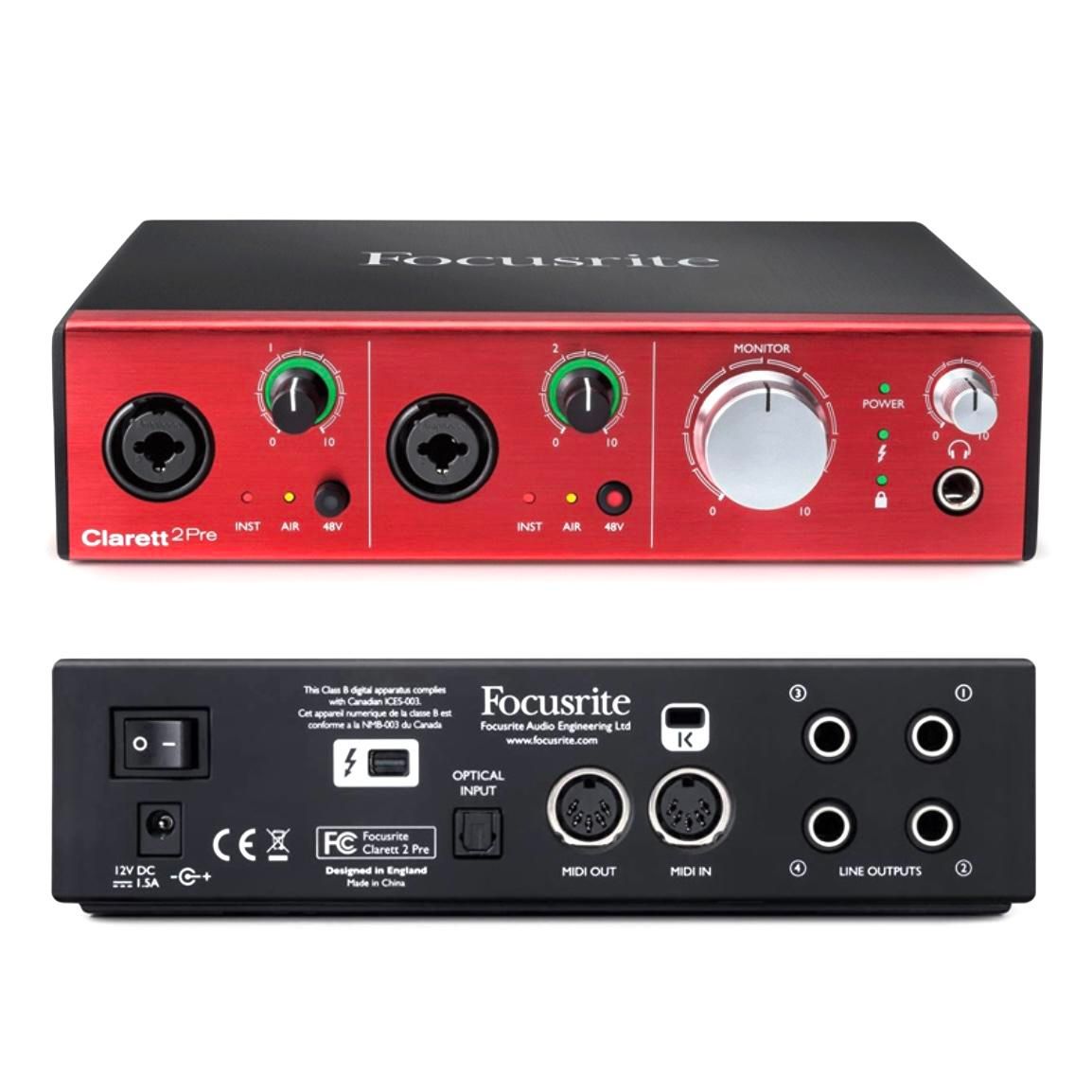 کارت صدا فوکوسرایت Focusrite Clarett اپل معاوضه|آلات موسیقی|تهران, جمهوری|دیوار