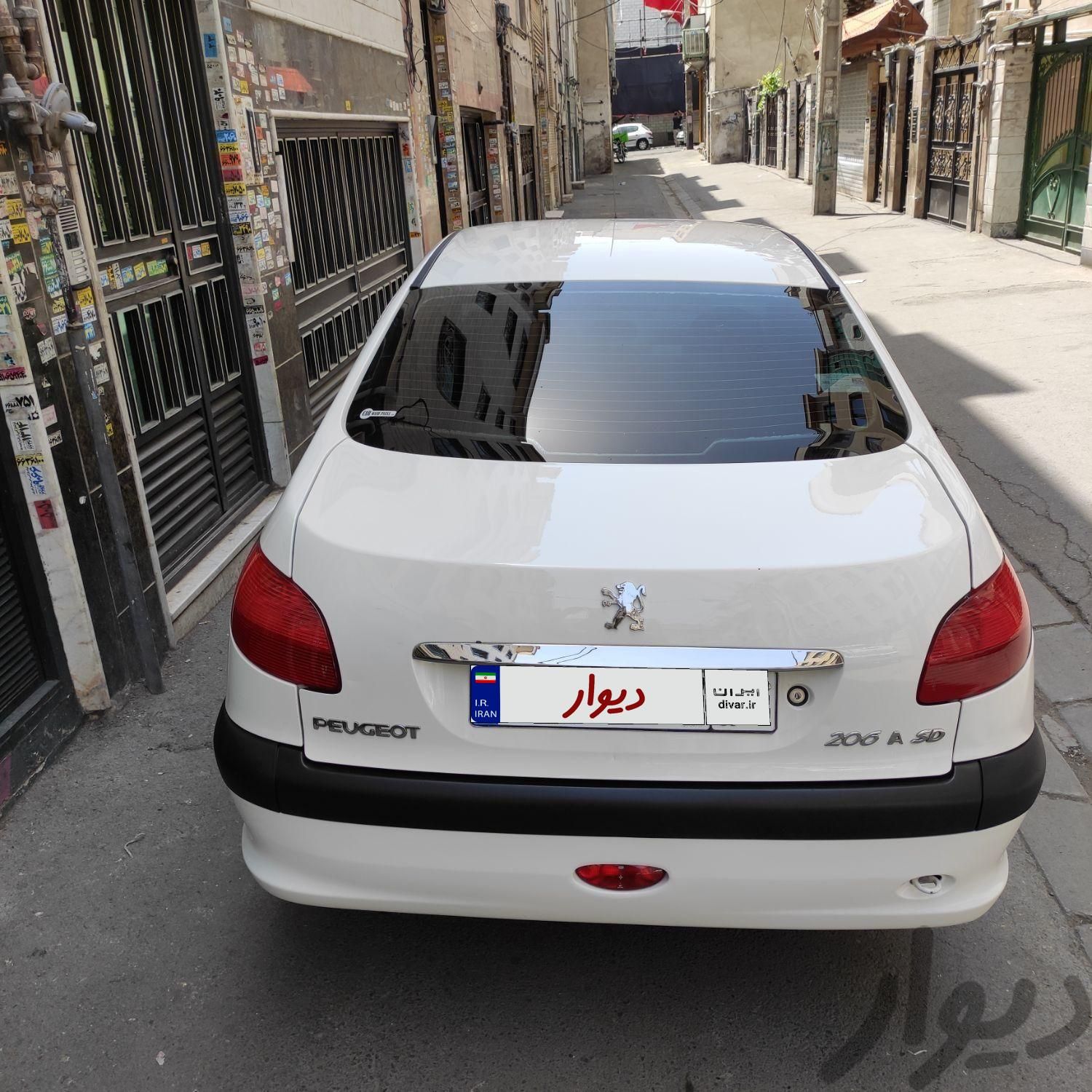 پژو 206 SD V9، مدل ۱۳۸۷،خونگی