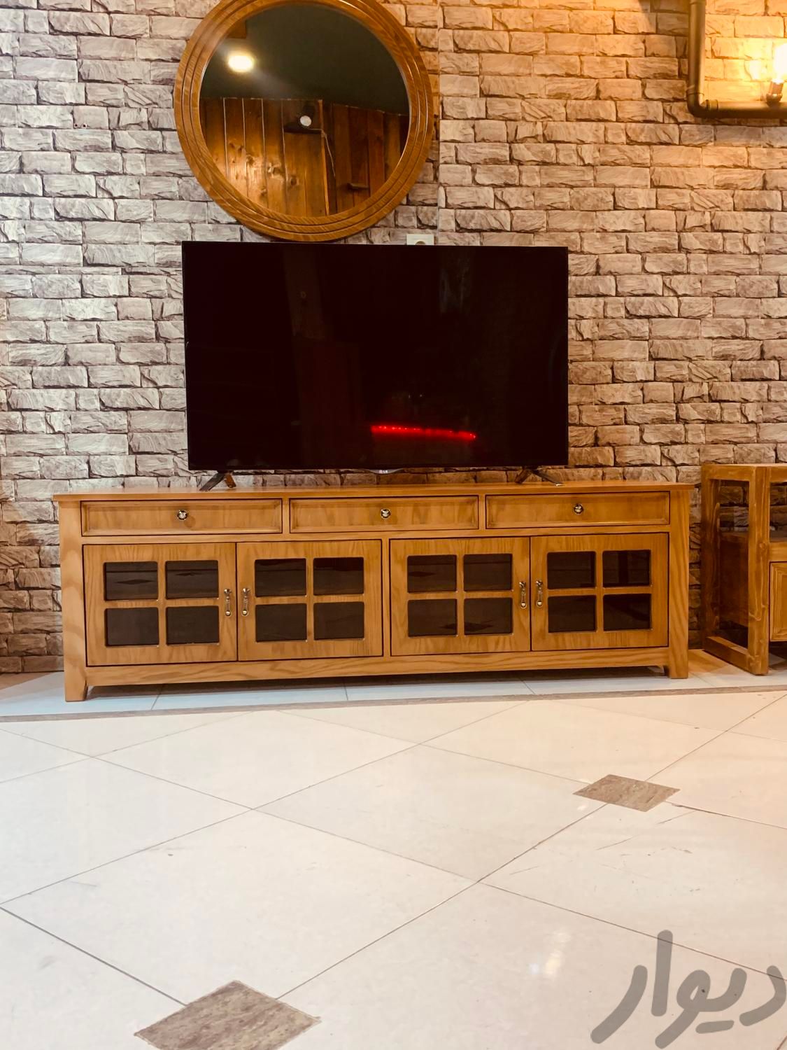 میزتلویزیون چوبی جدید|میز تلویزیون|مشهد, بلوار سجاد|دیوار