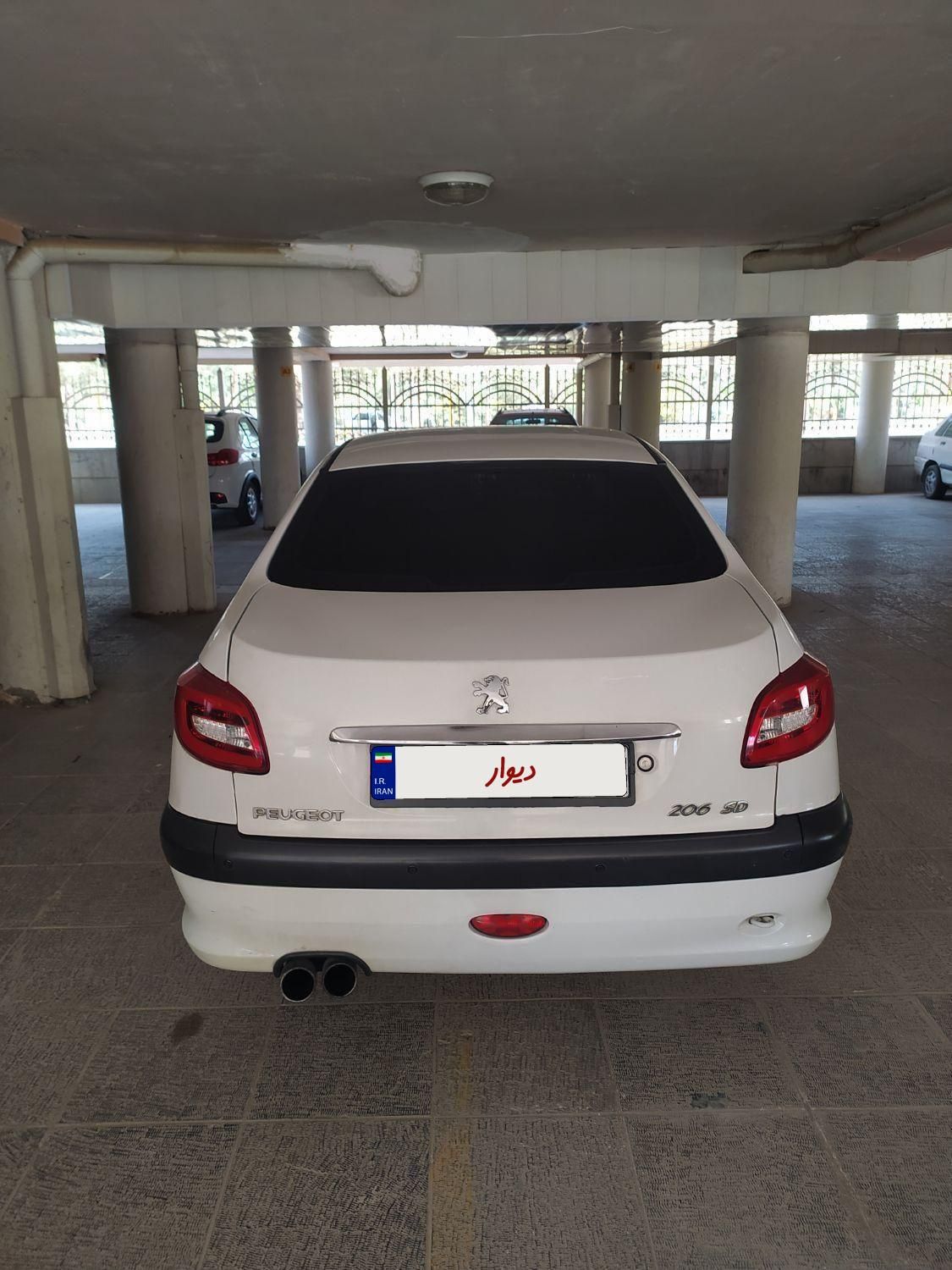 206sd v8 مدل 87|خودرو سواری و وانت|اصفهان, ملک‌شهر|دیوار