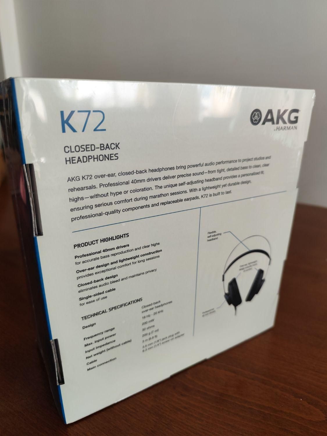 هدفون حرفه‌ای گیمینگ AKG K72|کنسول، بازی ویدئویی و آنلاین|تهران, قلهک|دیوار