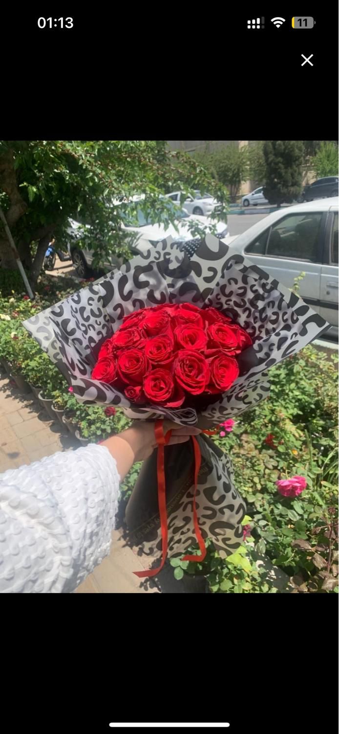 دسته گل رز هلندی با طراحی خاص و زیبا|گل و گیاه طبیعی|تهران, اکباتان|دیوار