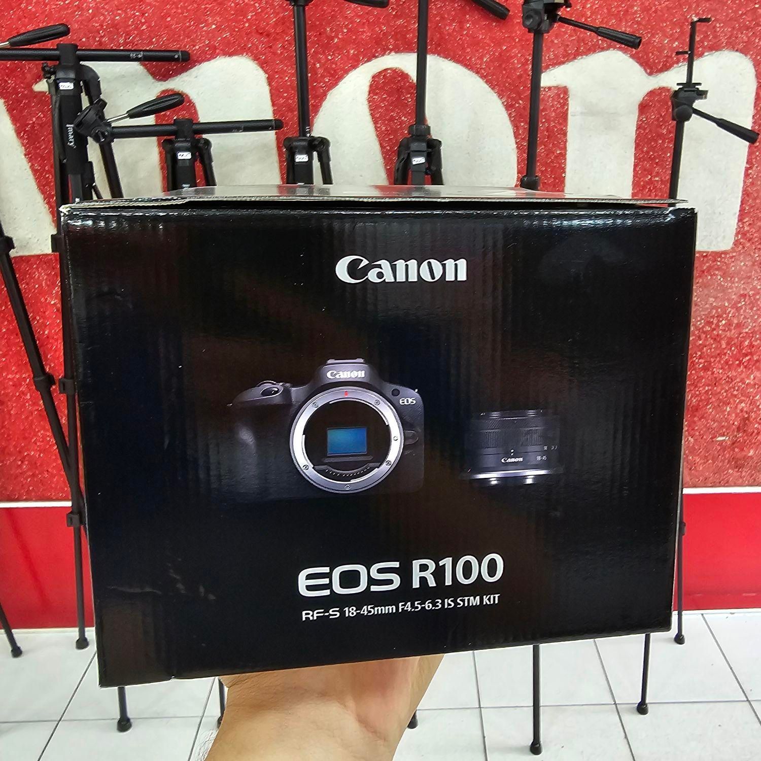 دوربین کانن CANON EOS R100 به همراه لنز 18-45|دوربین عکاسی و فیلم‌برداری|شیراز, ملاصدرا|دیوار