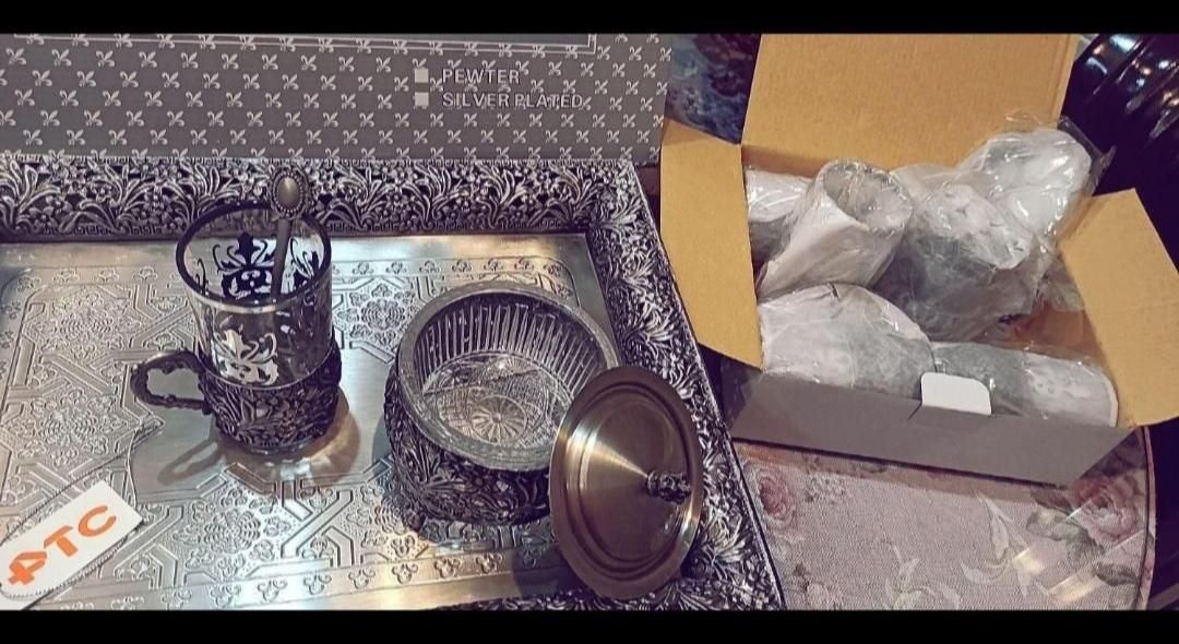 سرویس چای خوری ۶ نفره سیلورپیوتر|ظروف سرو و پذیرایی|تهران, شهرک پرواز|دیوار
