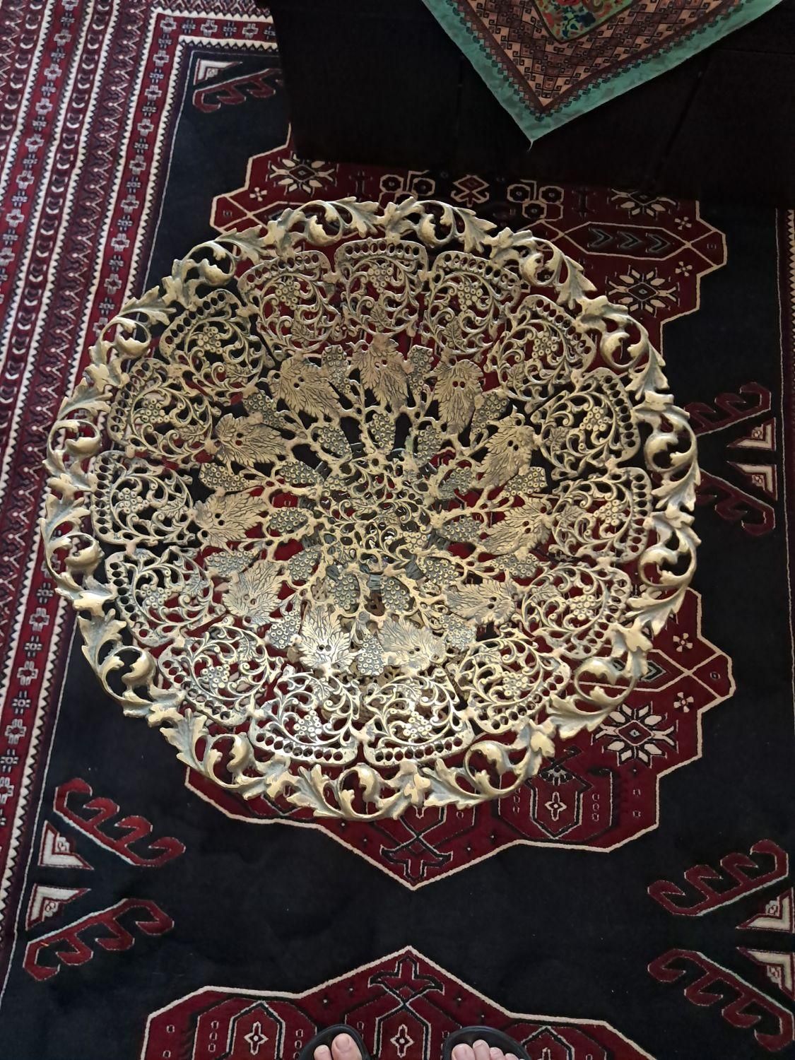 میوه خوری پایه دار بلند برنز|صنایع دستی و سایر لوازم تزئینی|تهران, شهرک دانشگاه تهران|دیوار