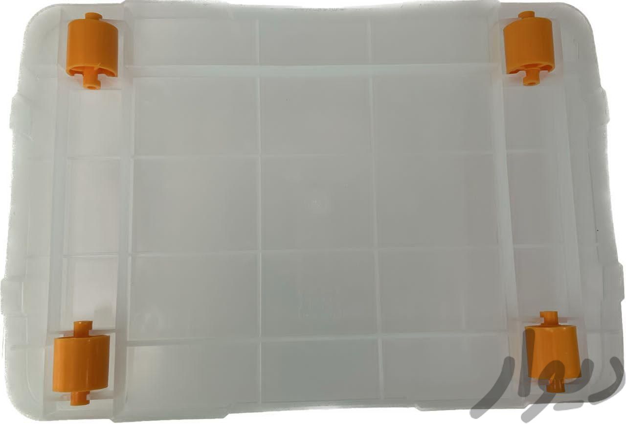 باکس متوسط چرخدارپلاستیکی شفاف جعبه پلاستیکی صبا|ظروف نگهدارنده، پلاستیکی و یکبارمصرف|تهران, اتحاد|دیوار
