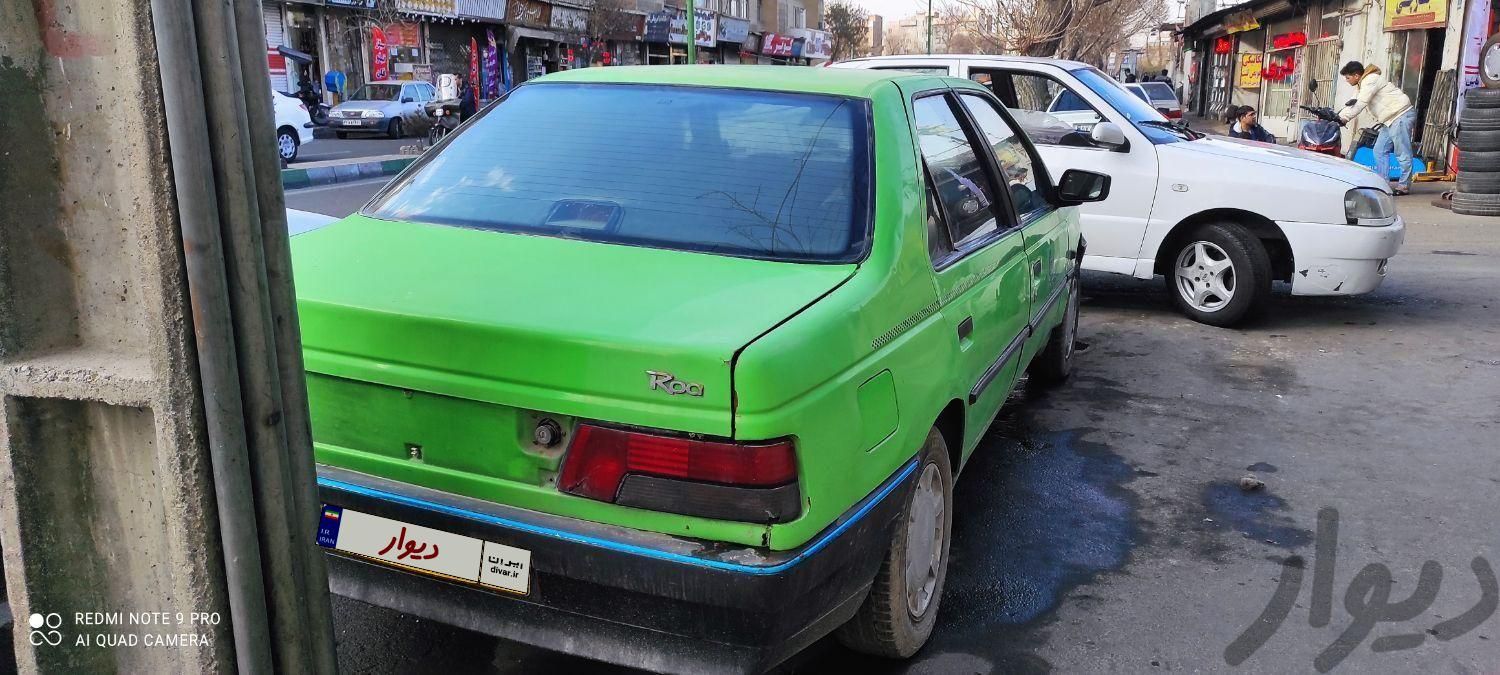 تاکسی پژو روآ سال دوگانه سوز، مدل ۱۳۸۹|سواری و وانت|تهران, ظهیرآباد|دیوار