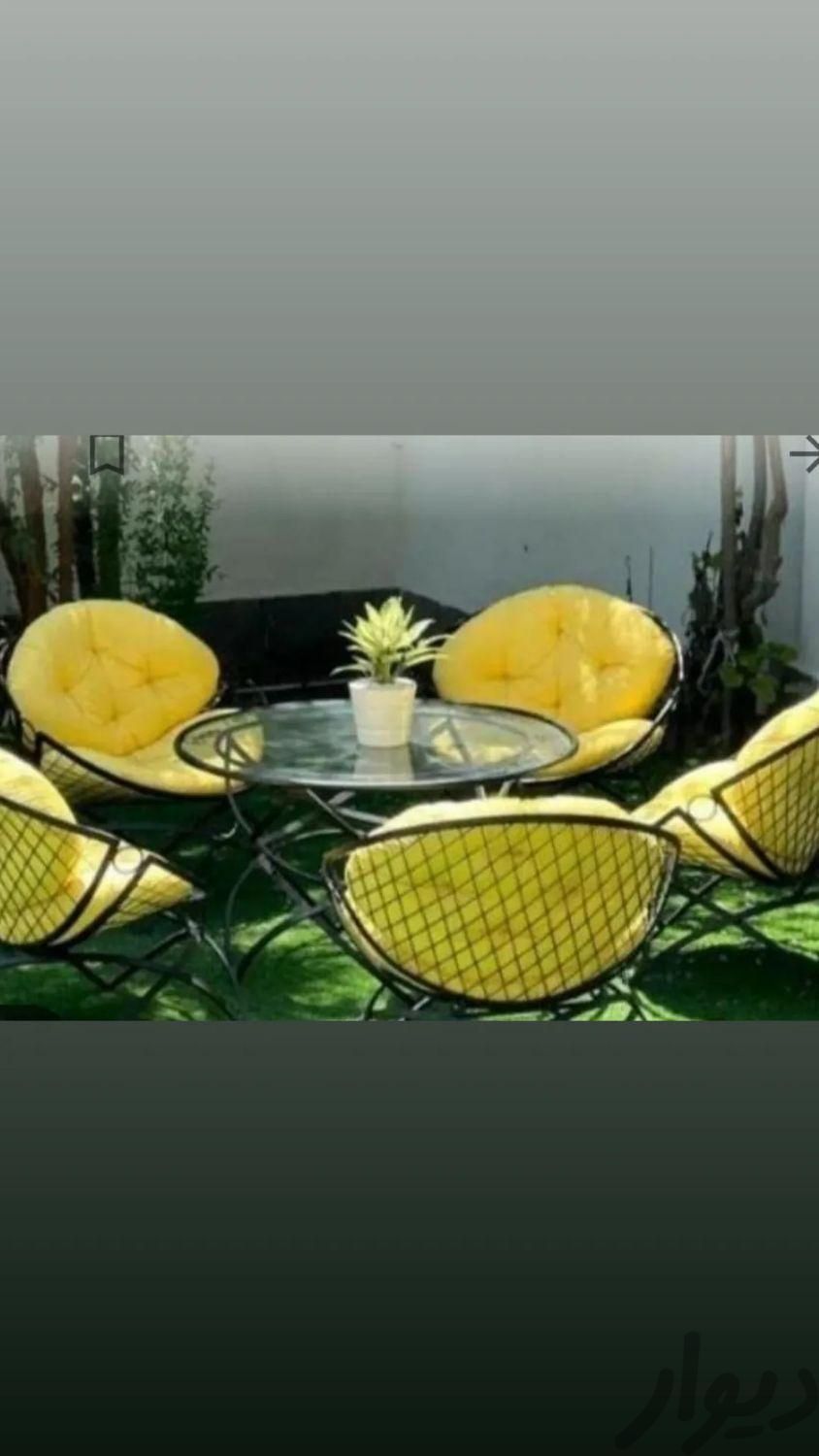 میز صندلی باغی ویلایی حیاطی طرح مهتابM|صندلی و نیمکت|تهران, پاسداران|دیوار