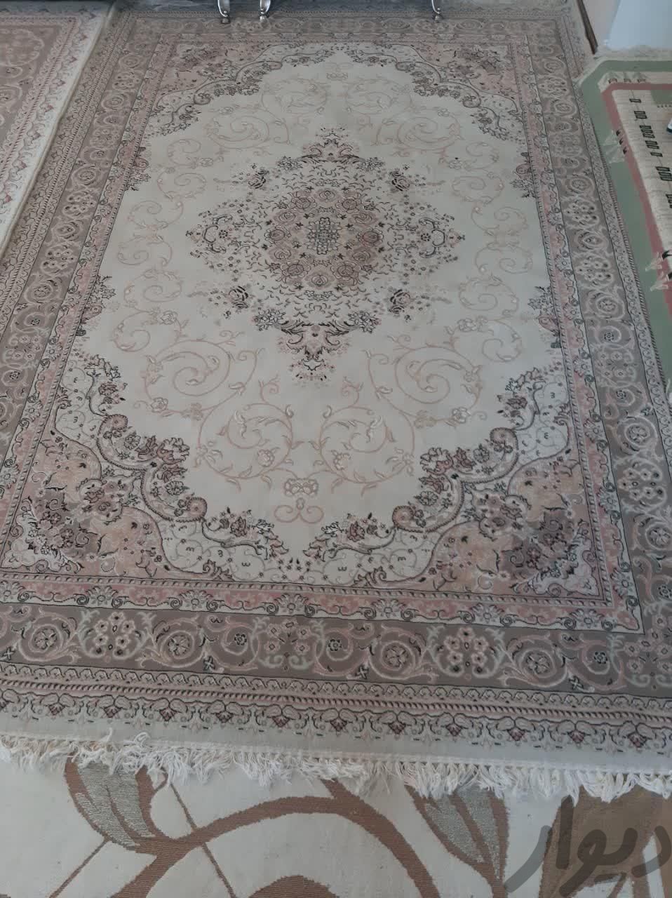 دوعدد فرش ۱۲ متری کرم رنگ|فرش|قم, زنبیل‌آباد (شهید صدوقی)|دیوار