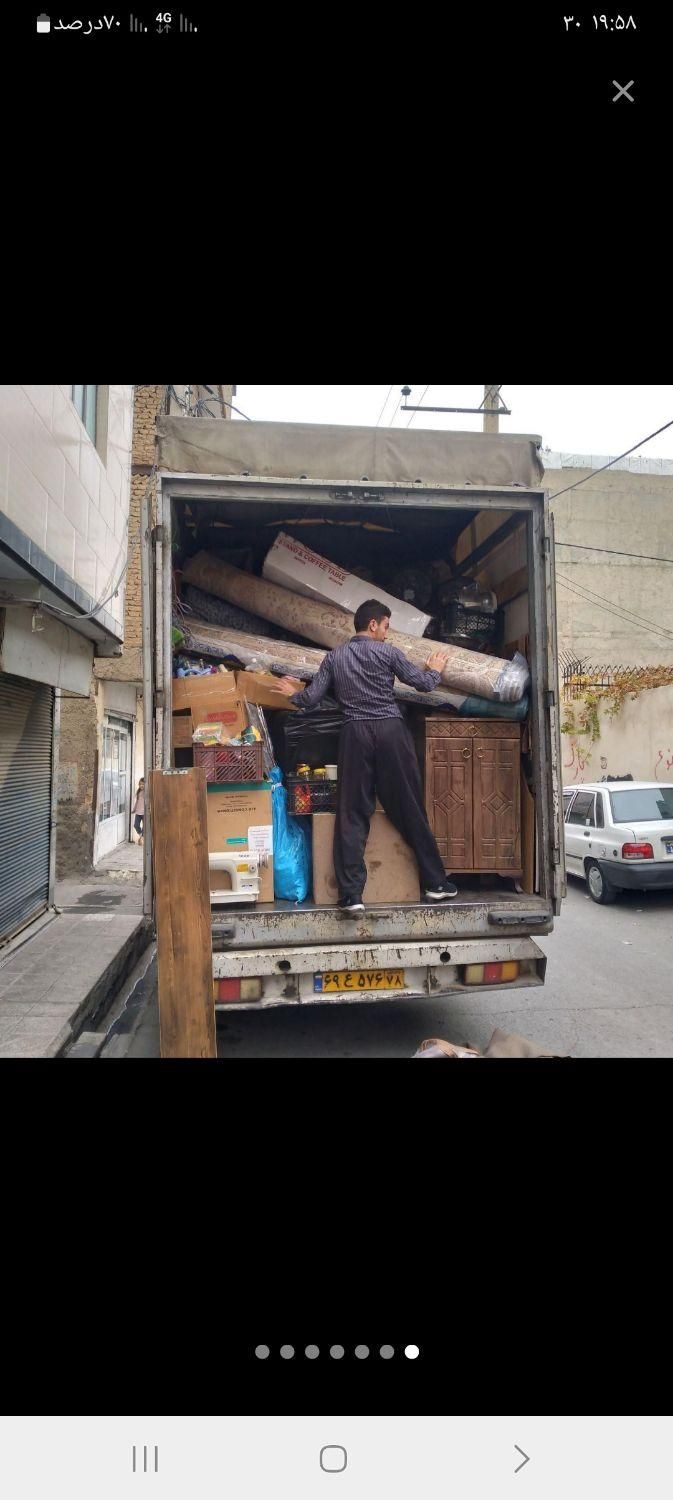 باربری* نسیم بار*اعزام کارگر ماشین مسقف ۲۴ساعته|خدمات حمل و نقل|اردبیل, |دیوار