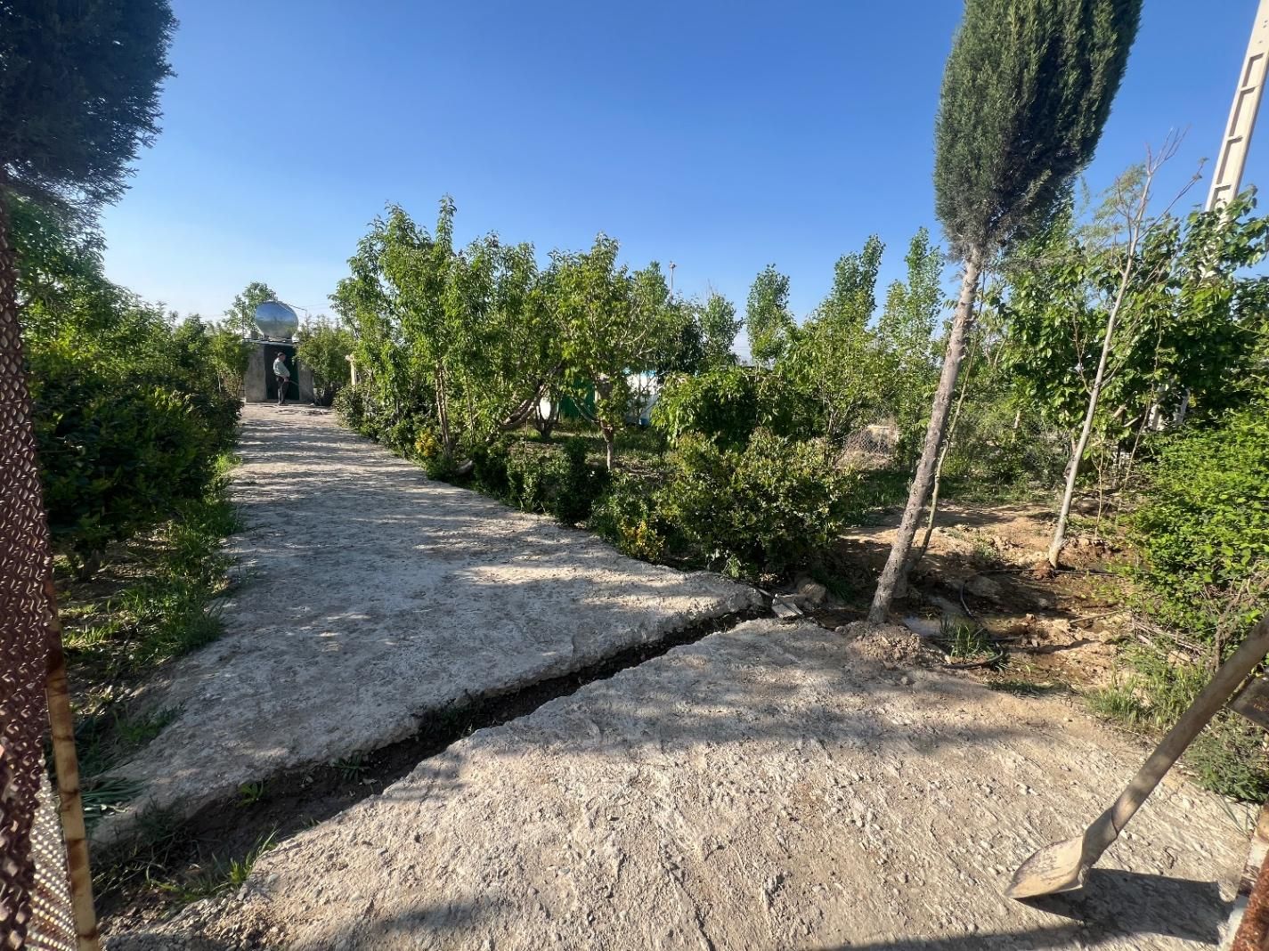 باغچه ۵۰۰متری/زرنان پایین/با درختان مثمر وباصفا|فروش زمین و ملک کلنگی|تهران, سعیدآباد|دیوار