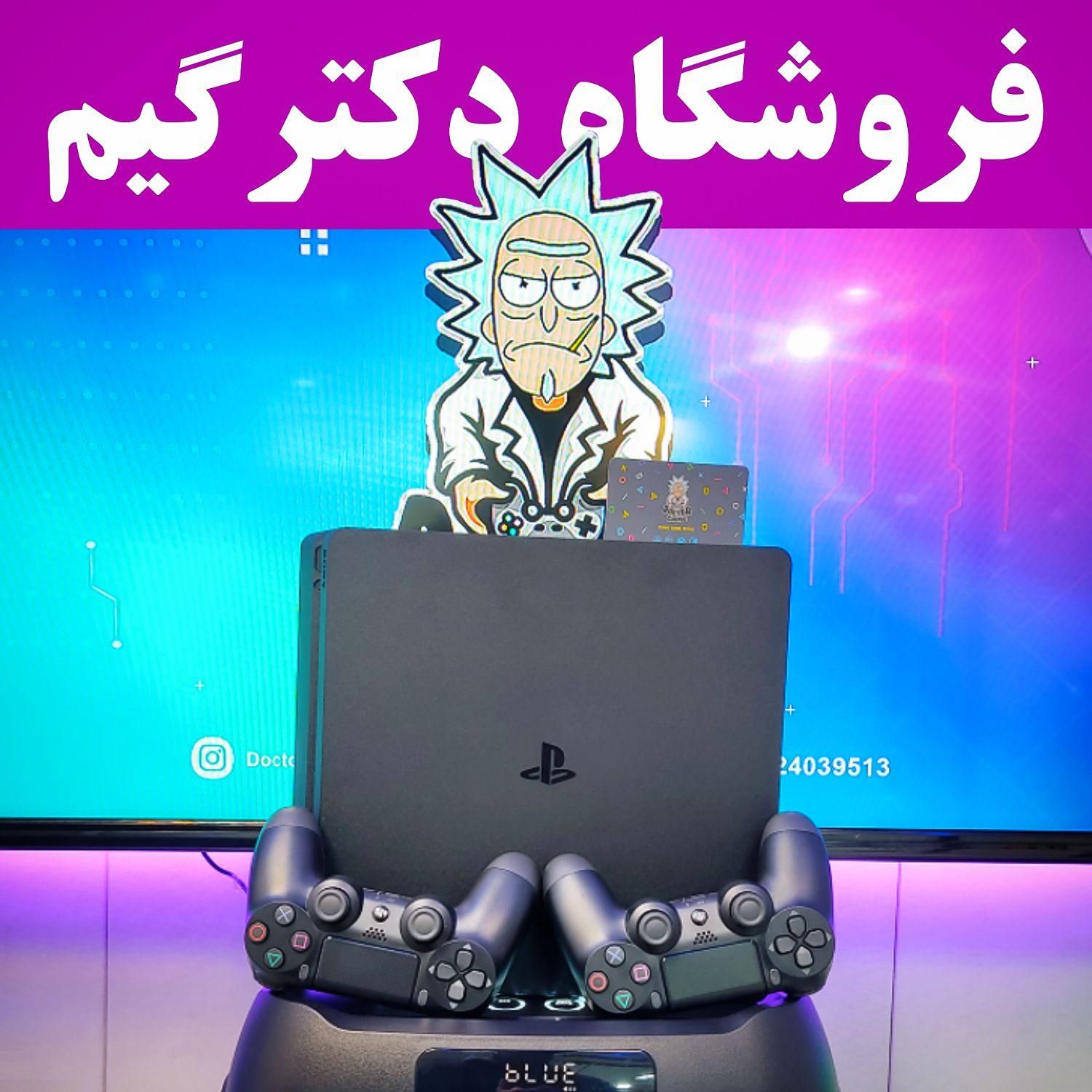 پی اس 4 دو دسته - Ps4 Slim 1TB|کنسول، بازی ویدئویی و آنلاین|تهران, میدان انقلاب|دیوار