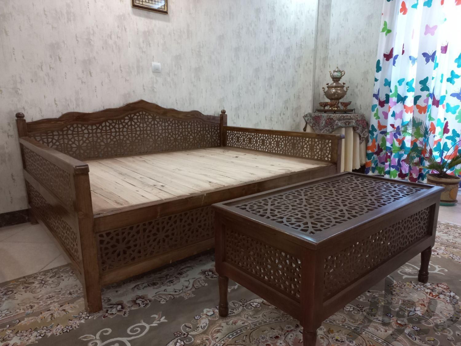 تخت سنتی و باغی|مبلمان خانگی و میزعسلی|اصفهان, آبشار|دیوار