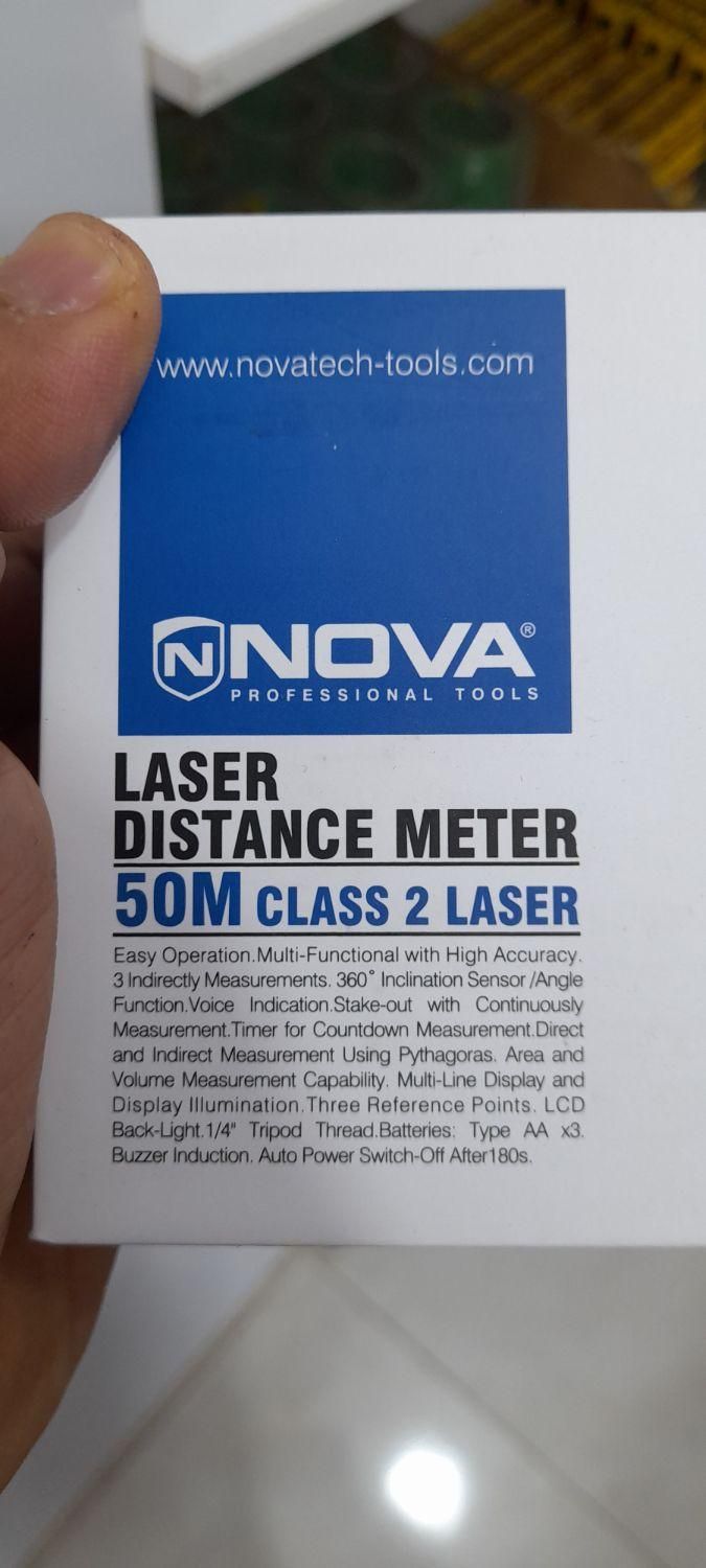 متر لیزری نووا ۵۰ متری نوا nova|ابزارآلات|کیش, |دیوار