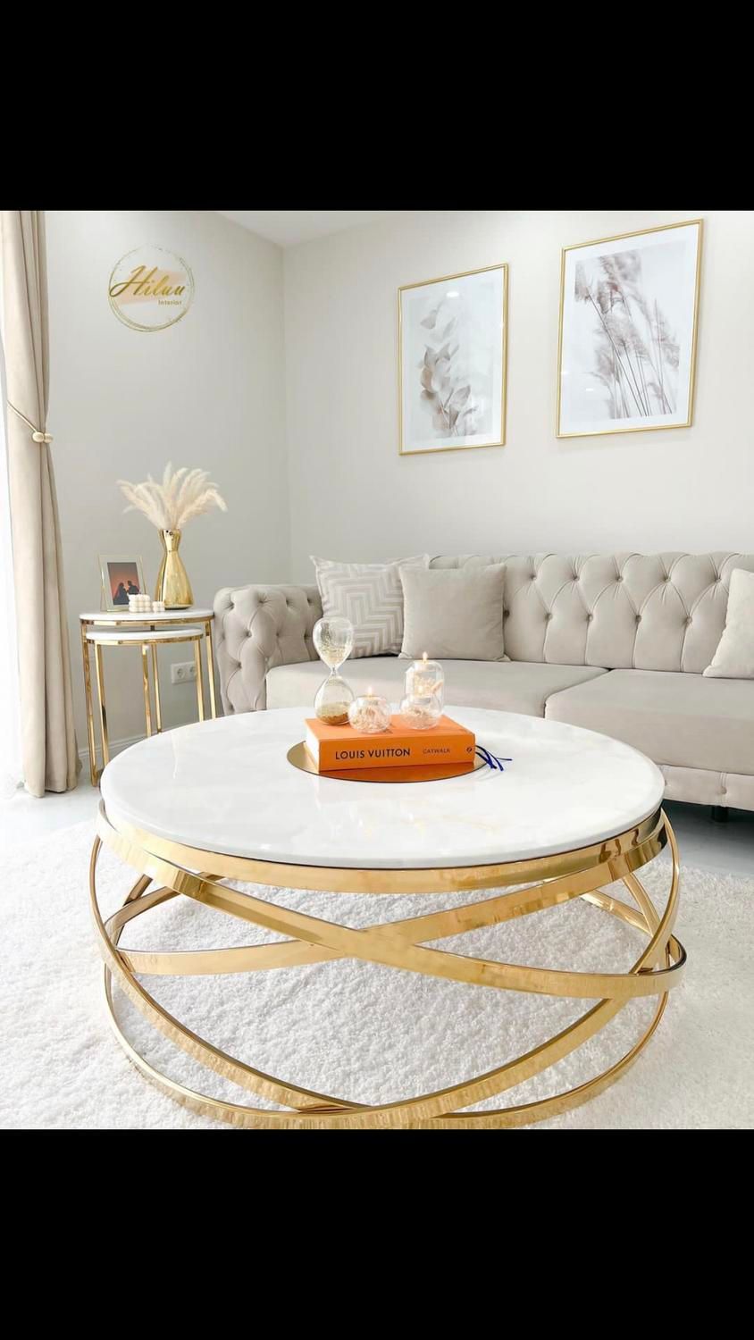 میز جلو مبلی عسلی میزوسط طلایی فورتیک با ضمانت رنگ|مبلمان خانگی و میزعسلی|بندرعباس, |دیوار