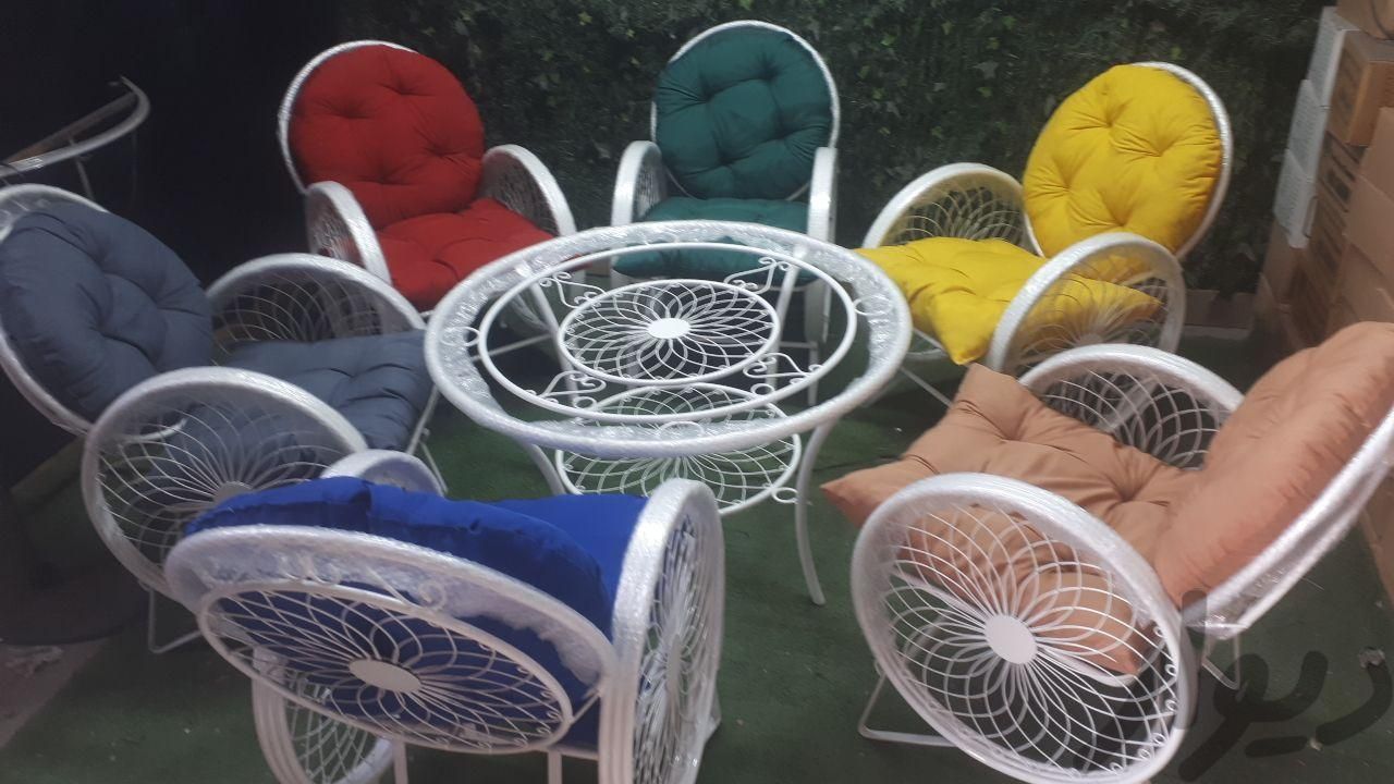 مبلمان باغی گلبرگ صندلی باغی تاب باغی اتشدان فلزی|صندلی و نیمکت|تهران, دهکده المپیک|دیوار