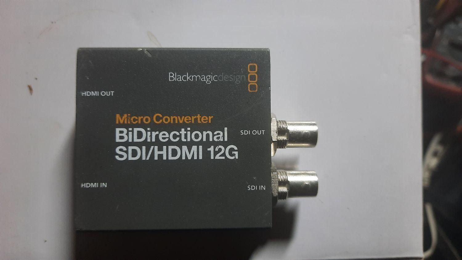 مبدل دوطرفه sdiبه hdmi برند BlackMagicDesign 12G|دوربین عکاسی و فیلم‌برداری|تهران, شهران جنوبی|دیوار