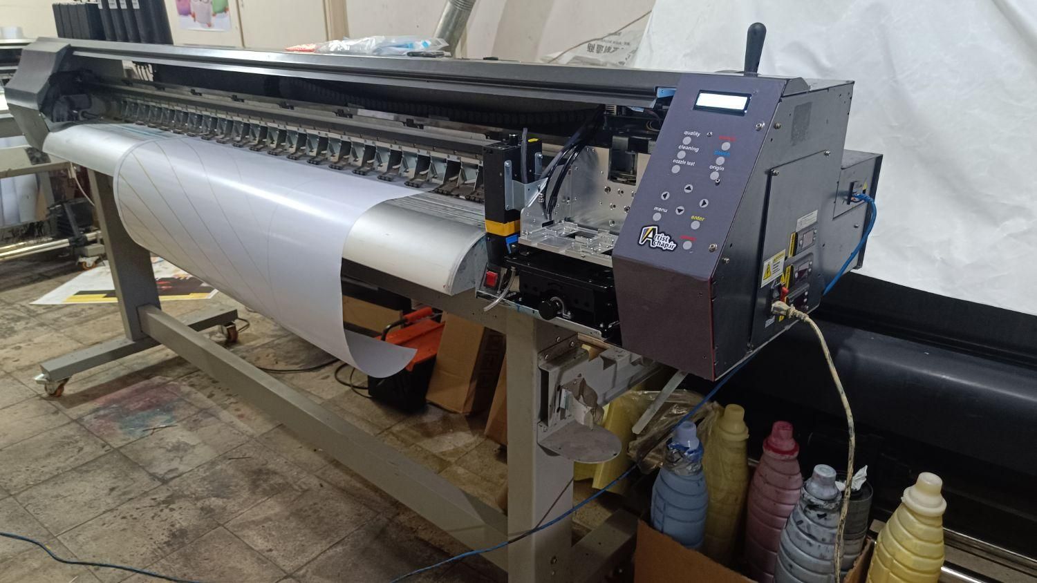 چاپگر یووی عرض 1.8 هد i3200 i1600 قابل معاوضه|پرینتر، اسکنر، کپی، فکس|تهران, کوثر|دیوار