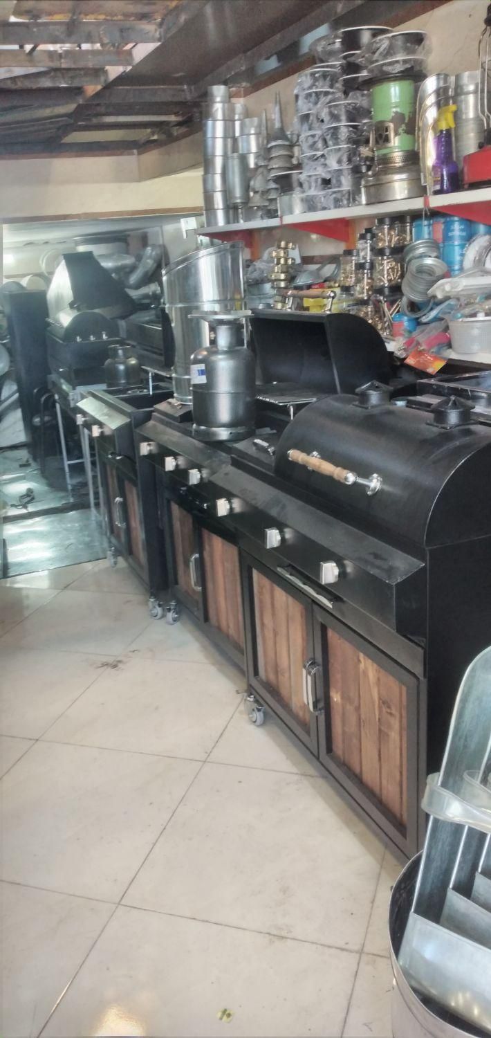 کباب پز اجاق دار کابینتی چرخ دار ۴۰در۸۰ منقل گاز|اجاق گاز و لوازم برقی پخت‌وپز|مشهد, عامل|دیوار
