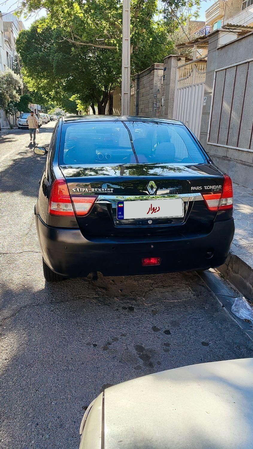 پارس تندر مدل آخر 96بدون رنگ در سلامت کامل|خودرو سواری و وانت|تهران, شهرک راه‌آهن|دیوار