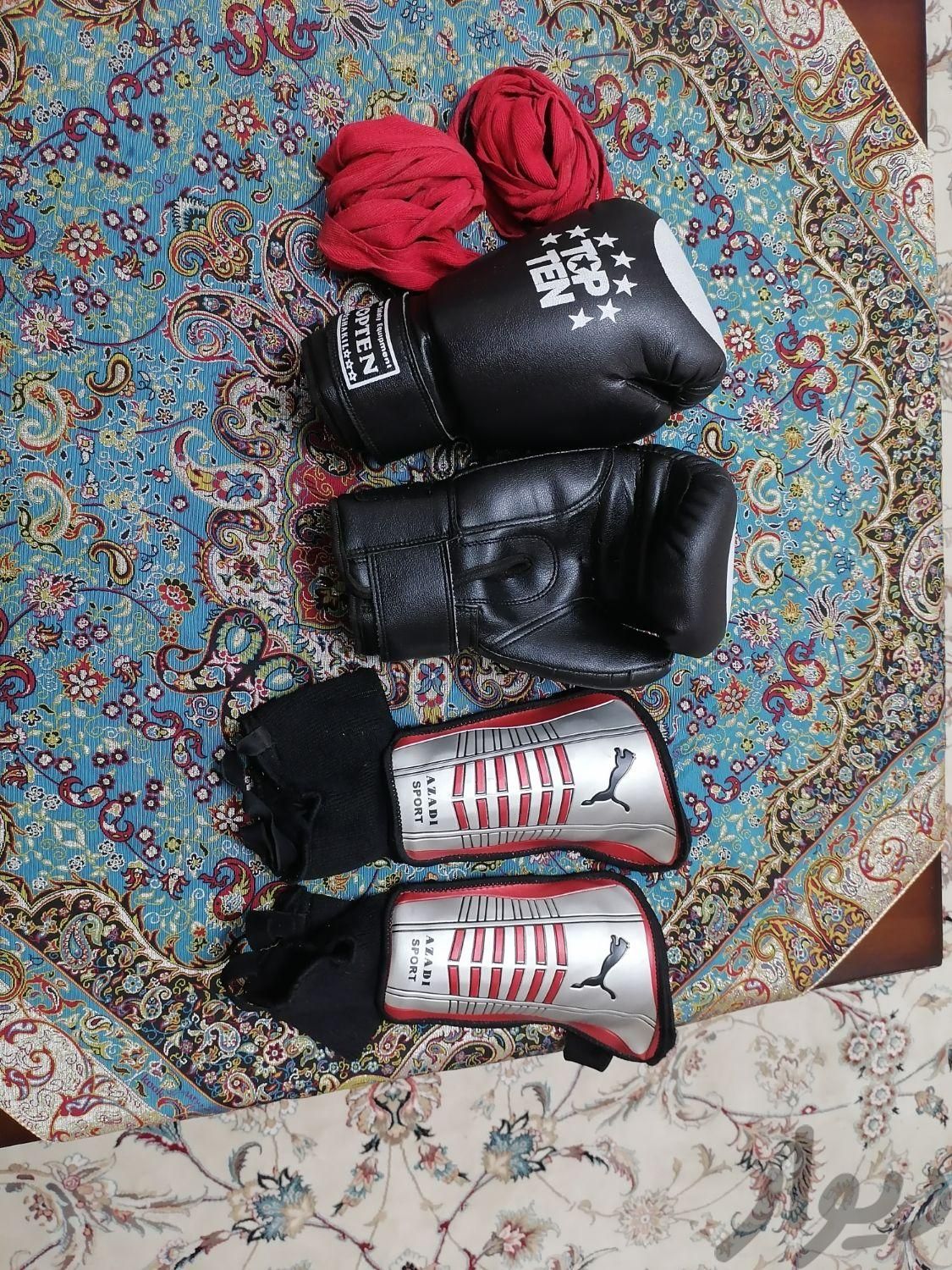 دستکش ورزشهای رزمی چرم|تجهیزات ورزشی|تهران, یافت‌آباد|دیوار