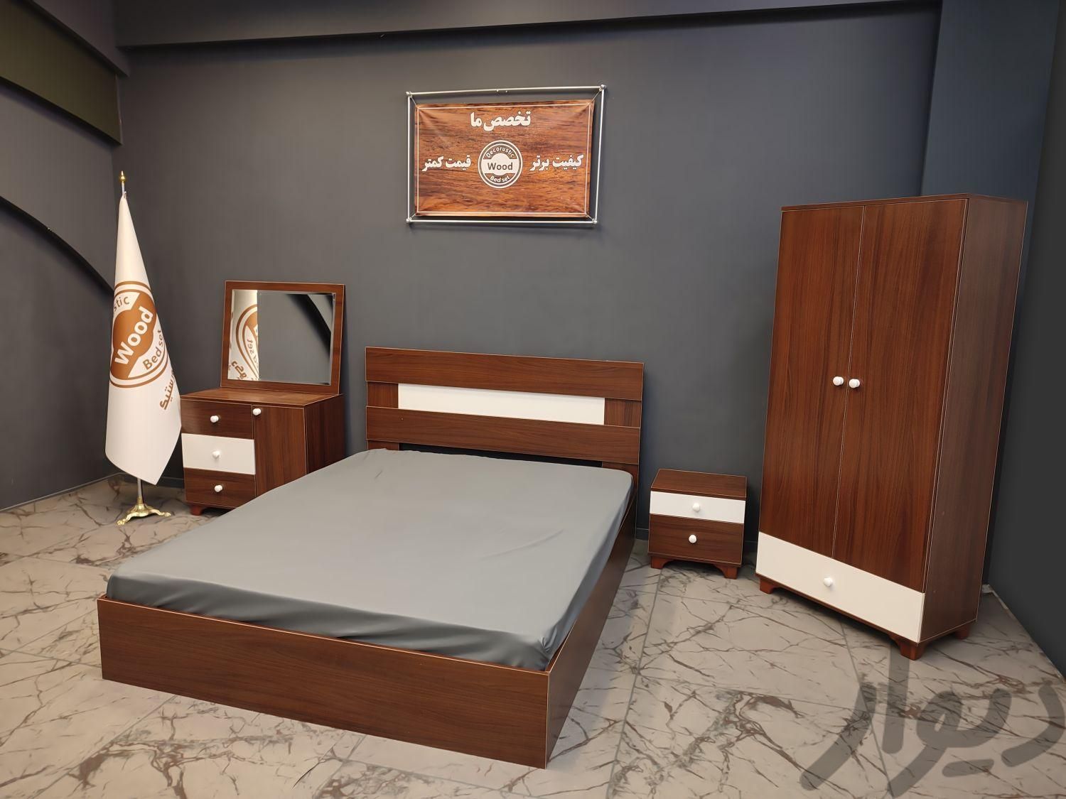 دکورستیک/سرویس خواب/سرویس خواب کامل دراور ۳ کشو|تخت و سرویس خواب|مشهد, سپاد|دیوار