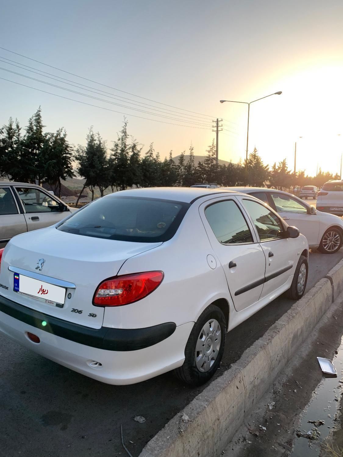 پژو 206 SD V8، مدل ۱۳۹۳|خودرو سواری و وانت|شیراز, شهرک گلستان|دیوار