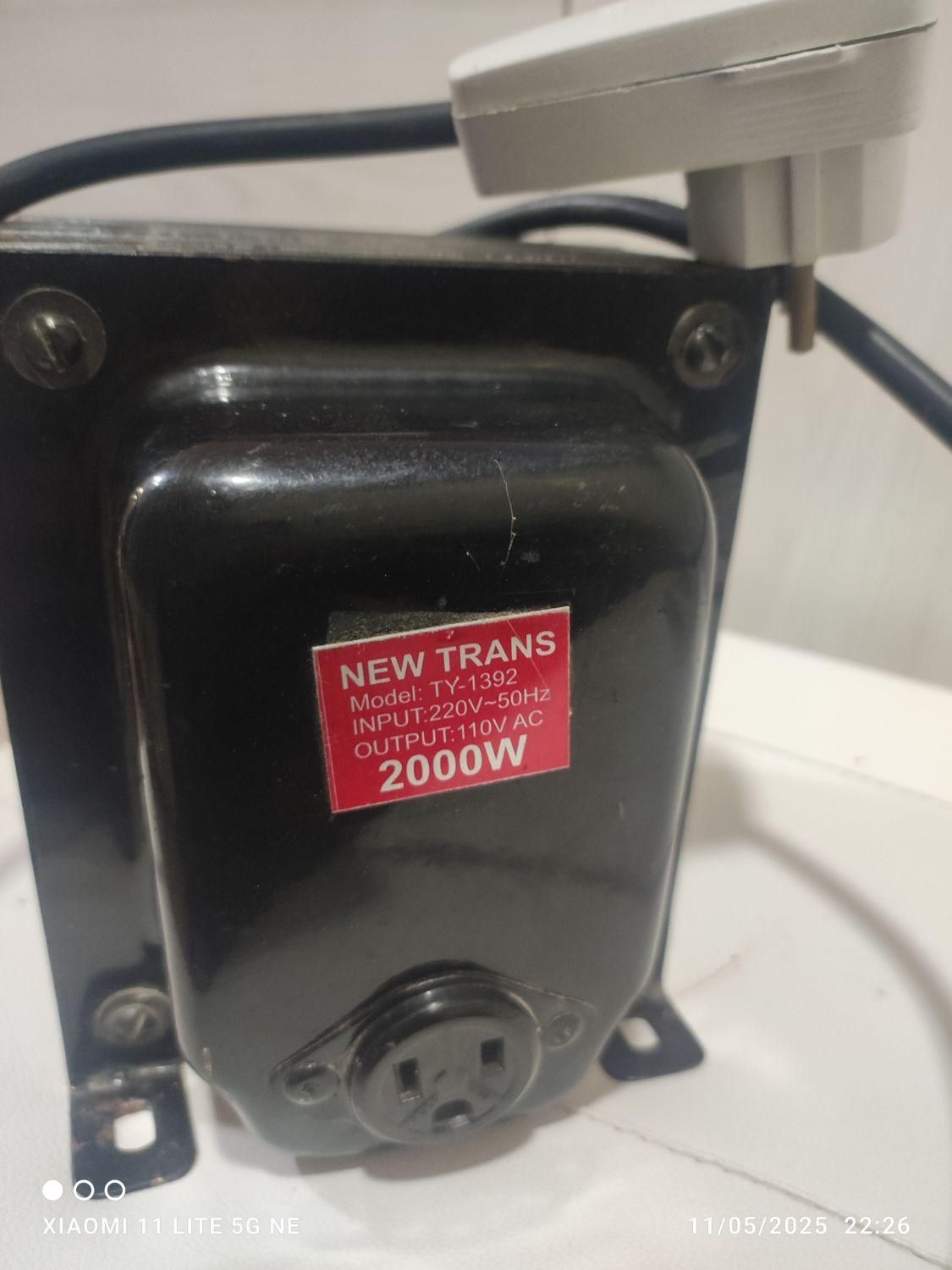 ترانز 2000w یخچال،ماشین لباس شویی|سایر لوازم برقی|بندر گناوه, |دیوار