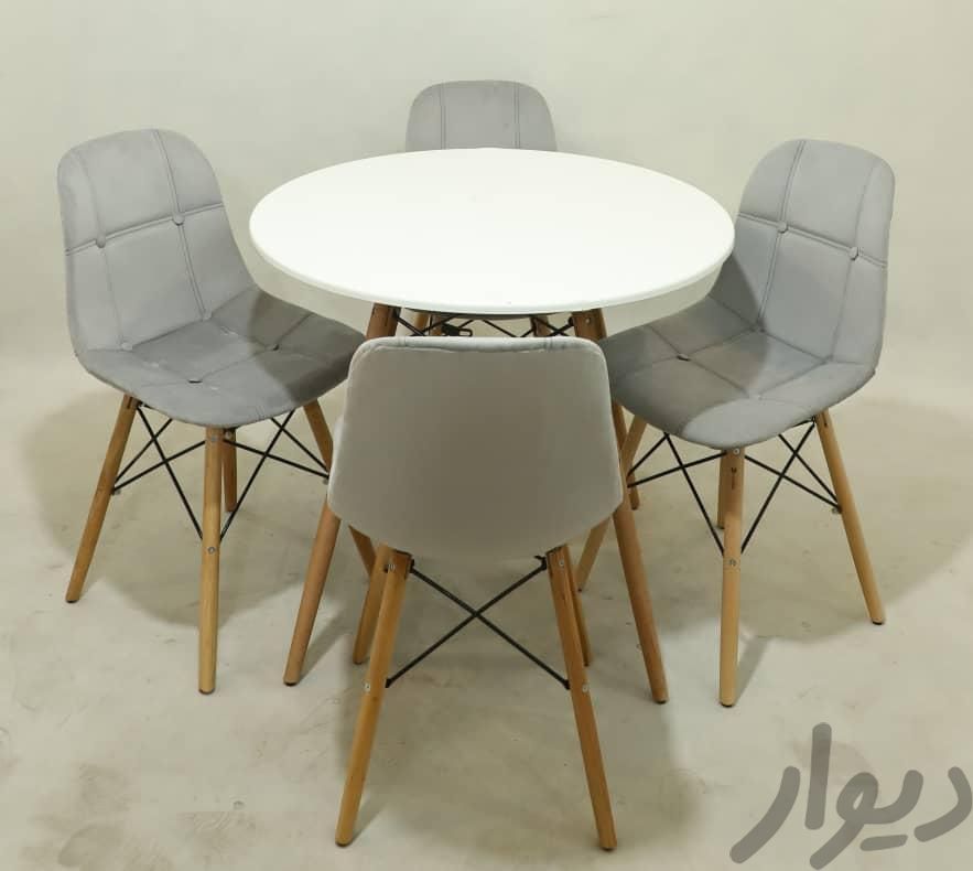 میز و صندلی نهار خوری 4 نفره مدل لمسه|میز و صندلی غذاخوری|پرند, |دیوار
