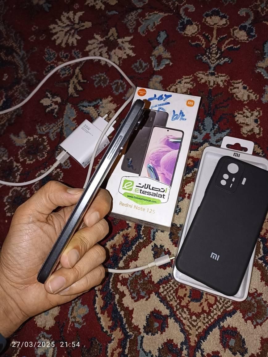 شیائومی Redmi Note 12S با حافظهٔ ۲۵۶ گیگابایت|موبایل|تهران, پیروزی|دیوار