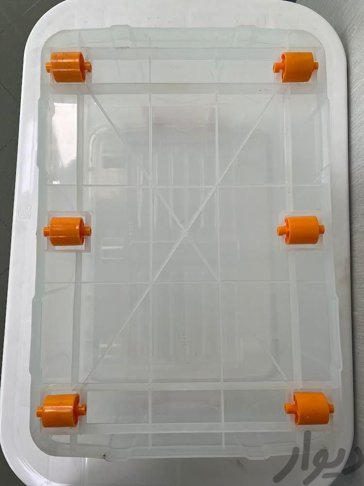 باکس بزرگ چرخدار پلاستیکی شفاف جعبه پلاستیکی صبا|ظروف نگهدارنده، پلاستیکی و یکبارمصرف|تهران, اتحاد|دیوار