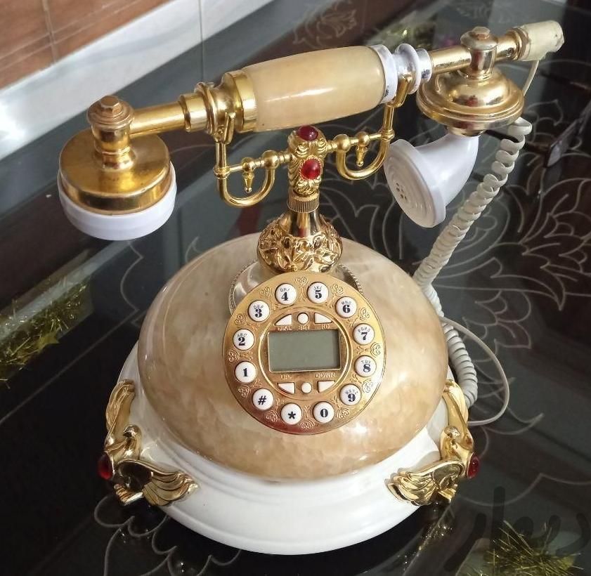 تلفن قدیمی سنگ مرمر|صنایع دستی و سایر لوازم تزئینی|تهران, جردن|دیوار
