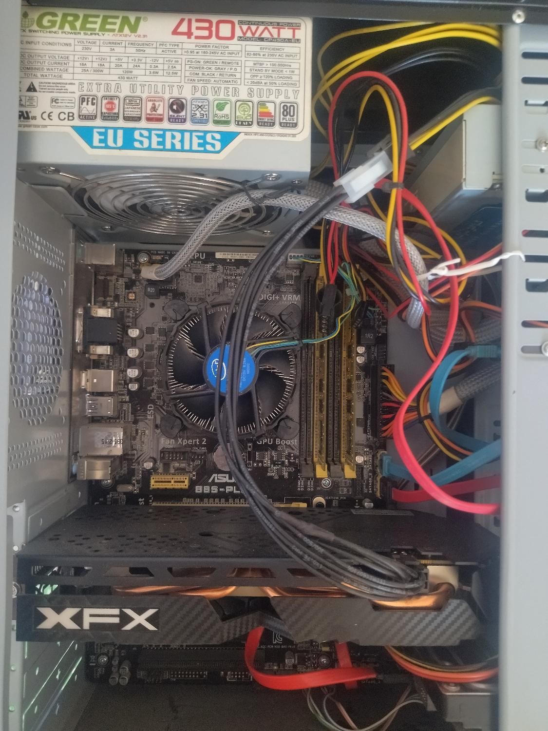 کامپوتر یا کیس ddr3 مخصوص گیم و ... به همراه وسایل|رایانه رومیزی|تبریز, |دیوار