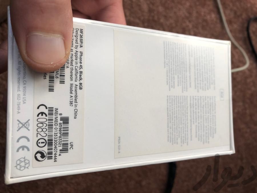 اپل ایفون 4s اکبند پلمپ|موبایل|تهران, ونک|دیوار
