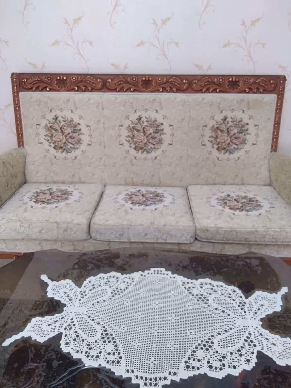 مبل استیل هشت نفره به همراه ناهار خوری|مبلمان خانگی و میز عسلی|تهران, کوی فراز|دیوار