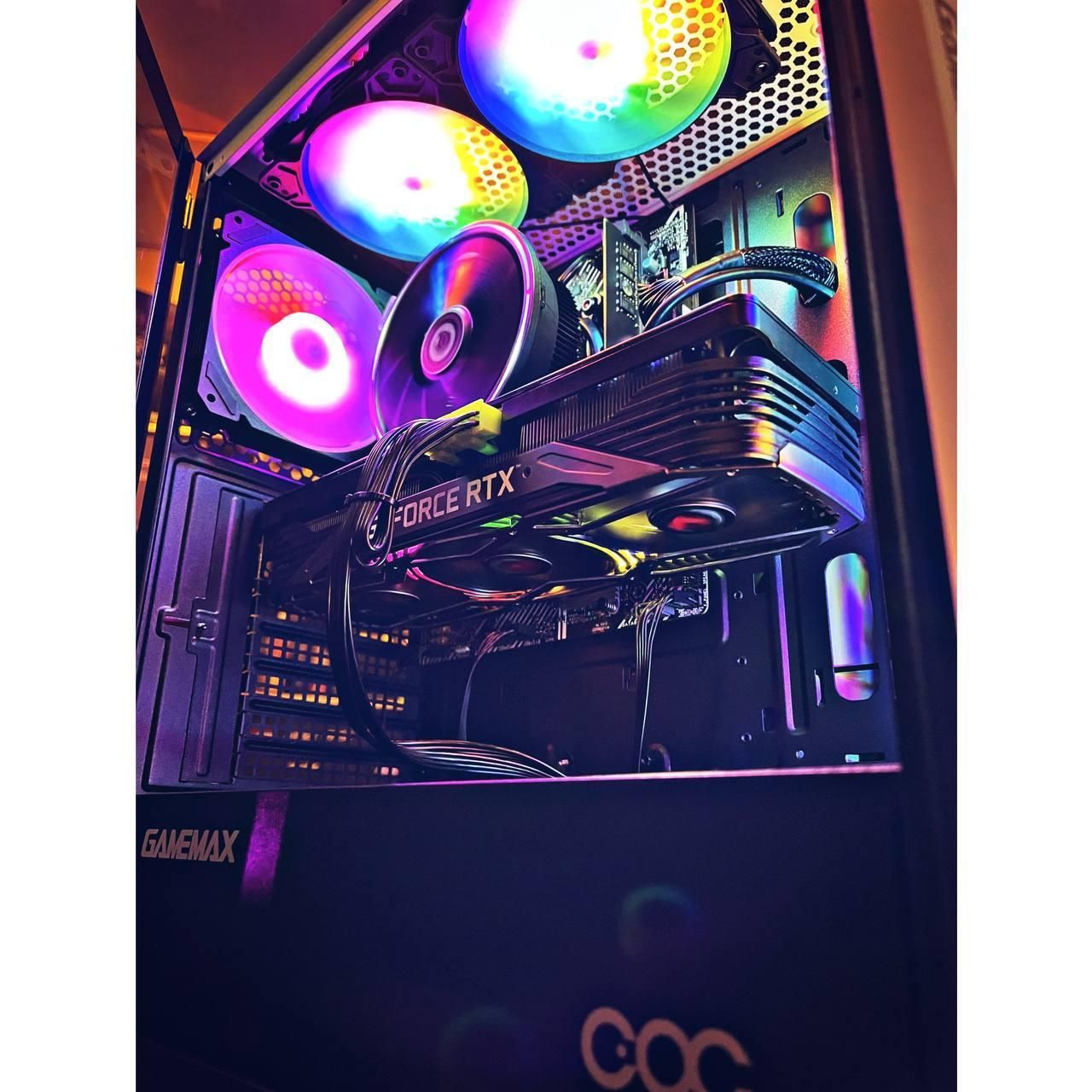 کیس کامپیوتر گیمینگ نسل ۱۰ rtx 3070ti i5 rgb 10400|رایانه رومیزی|تهران, اندیشه (شهر زیبا)|دیوار