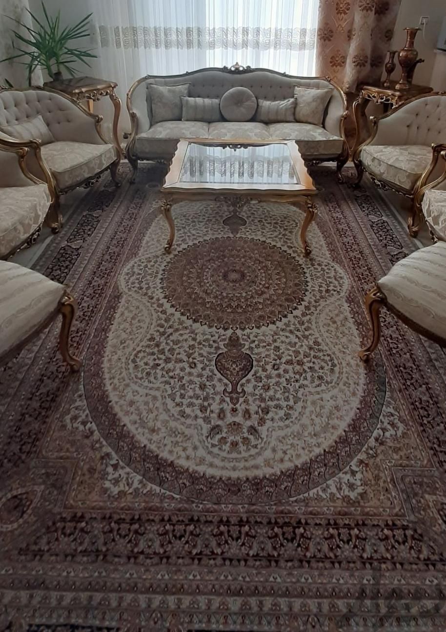 یک جفت فرش ۹متری شیک طرح دست بافت گونه کاشان|فرش|مشهد, وکیل‌آباد|دیوار