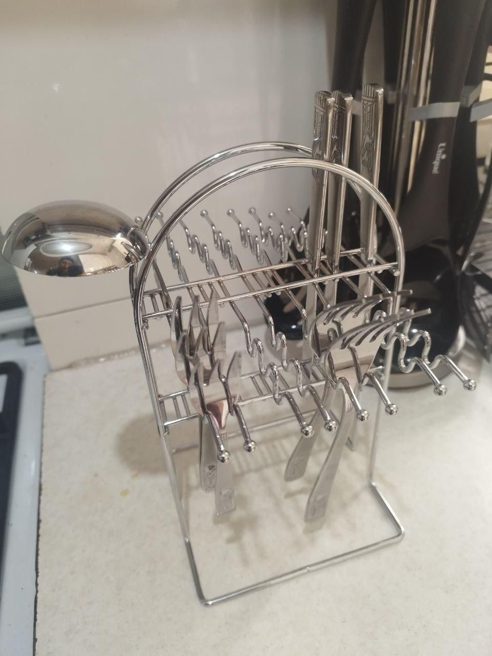 آبچکان و نظم دهنده قاشق و چنگال استیل|آب‌چکان و نظم‌دهنده ظروف|تهران, شارق شرقی|دیوار