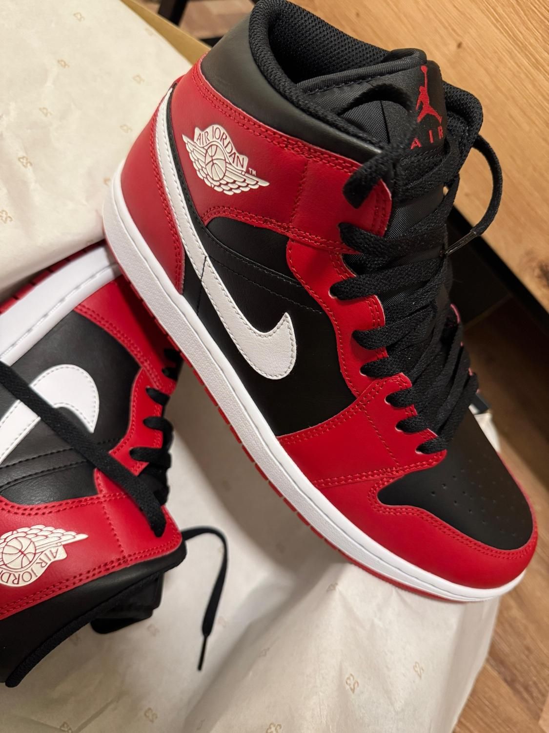 کتونی نایکی جردن اوریجینال Air Jordan 1 Mid|کیف، کفش، کمربند|تهران, سعادت‌آباد|دیوار