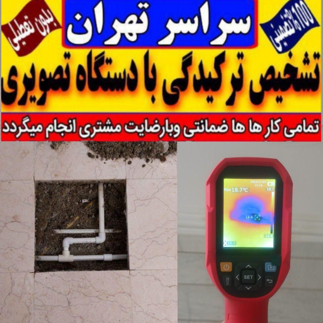 تاسیسات تشخیص ترکیدگی لوله کش نشتیابی ترمیم رفع نم|خدمات پیشه و مهارت|تهران, پیروزی|دیوار
