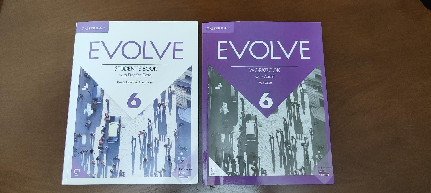 کتاب زبان گلاسه رنگی Evolve 6 & 4|کتاب و مجله آموزشی|تهران, اباذر|دیوار