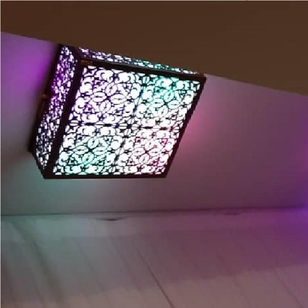 لوستر مربعی سایز40|لوستر و چراغ آویز|تبریز, |دیوار