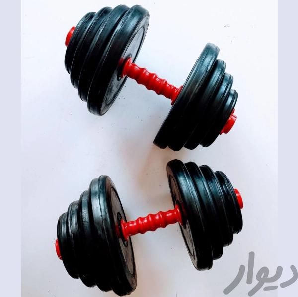 دمبل متغیر و وزنه برند soild steel|تجهیزات ورزشی|مشهد, مهرآباد|دیوار