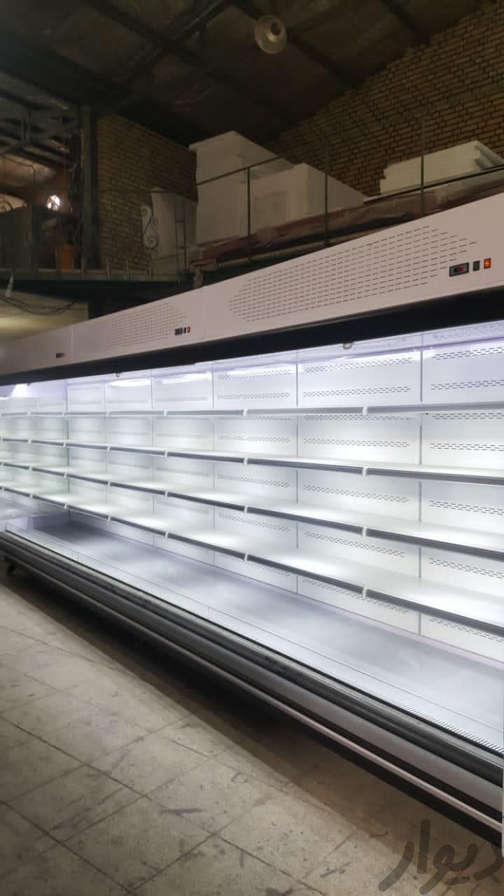 رادان یخچال پرده هوا ماموت قفسه هایپر فروشگاهی