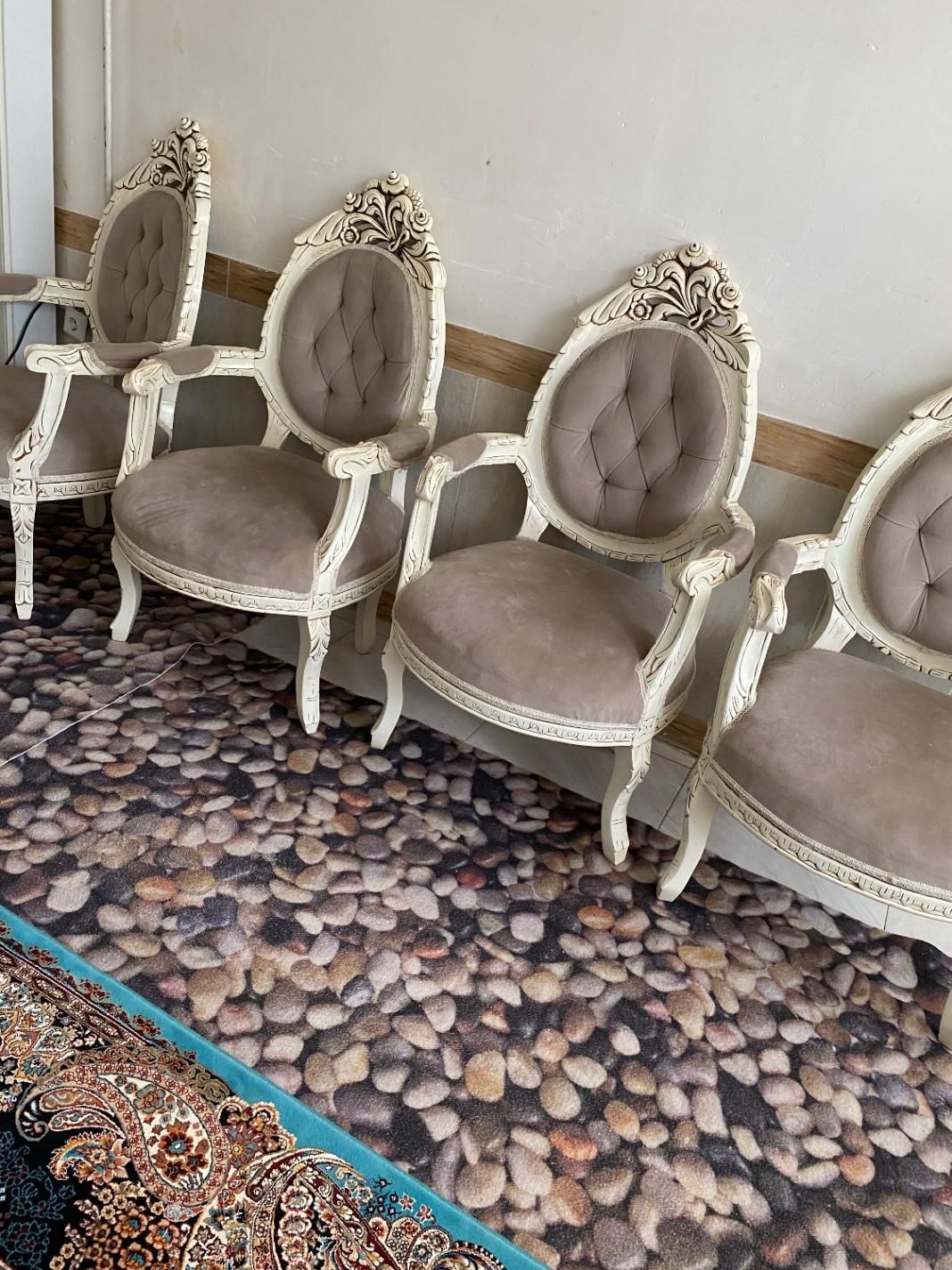 مبل 9نفره با میزبان ومیزومیز عسلی|مبلمان خانگی و میز عسلی|ماهدشت, |دیوار