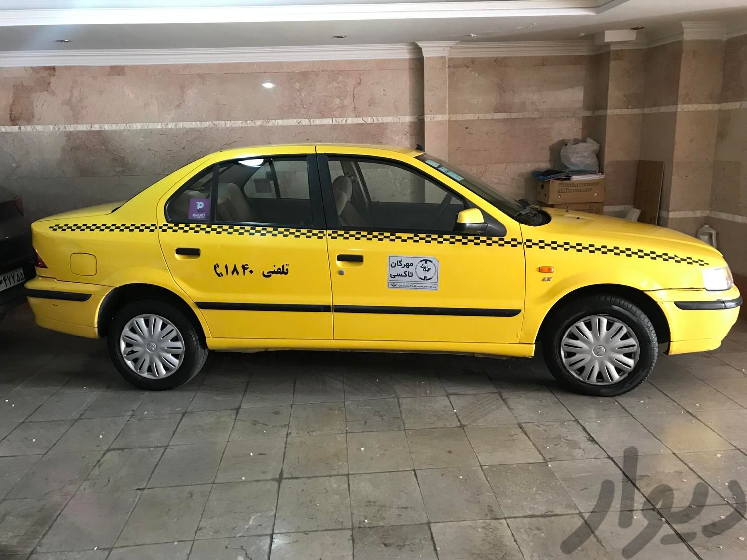 تاکسی سمند LX EF7 گازسوز، مدل ۱۳۹۶