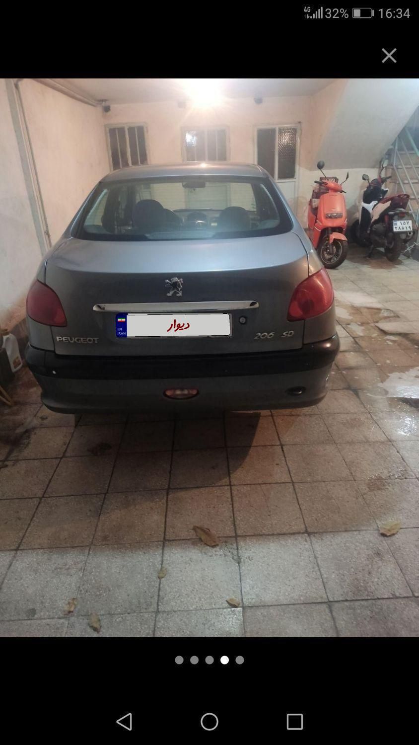 پژو 206 SD V2، مدل ۱۳۹۰|خودرو سواری و وانت|تهران, نارمک|دیوار